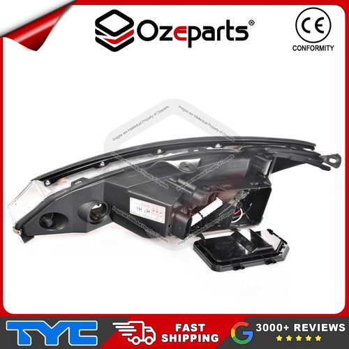 TYC Pair LH+RH Head Light Lamp Chrome For Ford Focus LR 2002-2005 - Picture 4 of 6