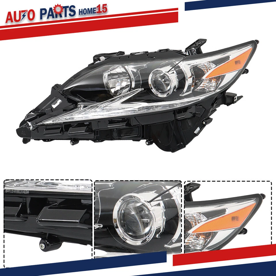 Headlight For 2016-2018 Lexus ES350 ES300H Halogen LED DRL Projector Driver Side Foto 2 de 4