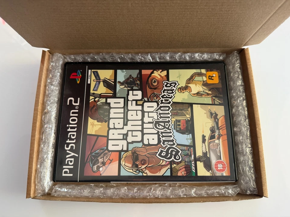 Grand Theft Auto San Andreas PS2 - UK PAL VGC CIB with Map - Reg - Tracked - Image 3 of 4