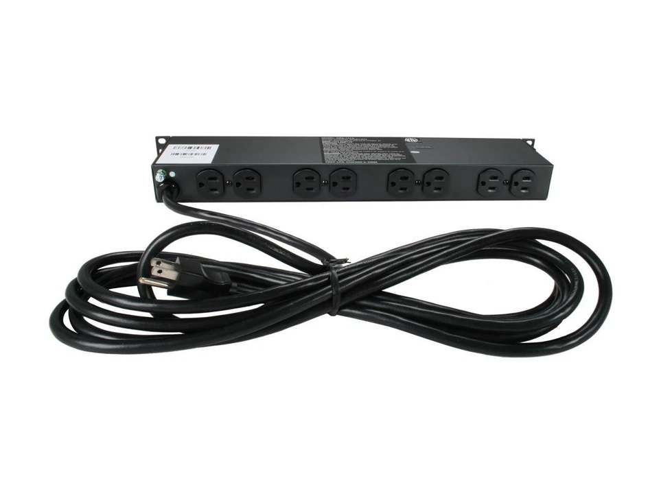 Tripp Lite DRS-1215 15 ft. Cord 14 Outlets 3000 Joules Rackmount Surge - Image 4 of 4
