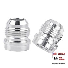 Aluminum Weld on Bung Fitting Male Aluminum PCS 12AN 2