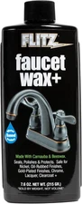 Flitz Faucet Wax Plus - 7.6oz Bottle of USA-Made, 7.6 Fl Oz (Pack 1) 