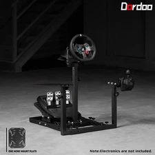 Dardoo  Flight & Racing Simulator Stand Adjustable Fits Thrustmaster Logitech