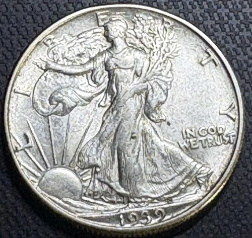 Photo of a 1939-D Walking Liberty Half Dollar from an eBay listing that sold on Jul 21, 2026