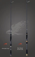 New Phenix Iron Feather 7'7 Spinning Rod New Ultra Light 1PC SIC TORZITE Guides