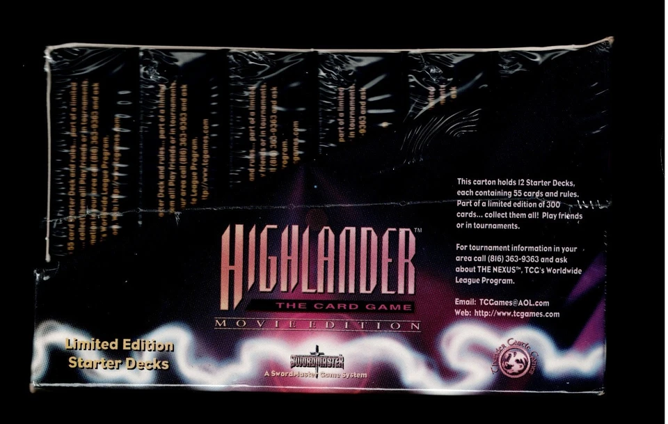 Highlander the Card Game MOVIE EDITION starter Deck BOX - 12 decks - new - Image 3 of 4