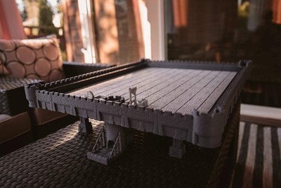 StageTop: 3D gedrucktes modulares Gaming Board/Tisch - Stronghold Version