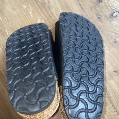 Birkenstock Florida Schuhe Sandalen Gr. 36 Pantolettte Echtleder schwarz - Bild 2 von 5