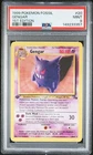 1999 POKEMON FOSSIL 1ST EDITION #20 GENGAR PSA 9