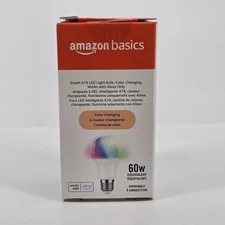 Amazon Smart A19 LED Light Bulb 60W 1 Pack - New