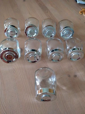 9 Aufbewahrungsgläser mit Deckel (200ml / 8x8x6cm) - Bild 1 von 2