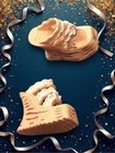 BEIGE WHITE Barbie Doll Shoes Vintage Accessory Authentic Sandals Mules PLATFORM