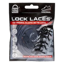 Lock Laces Nvy48 Safety Shoe Laces,Navy,48" L,Pr