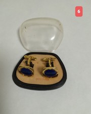 Vintage Manschettenkn&ouml;pfe DDR Waltershausen &ndash; Vergoldet - 1970er Jahre