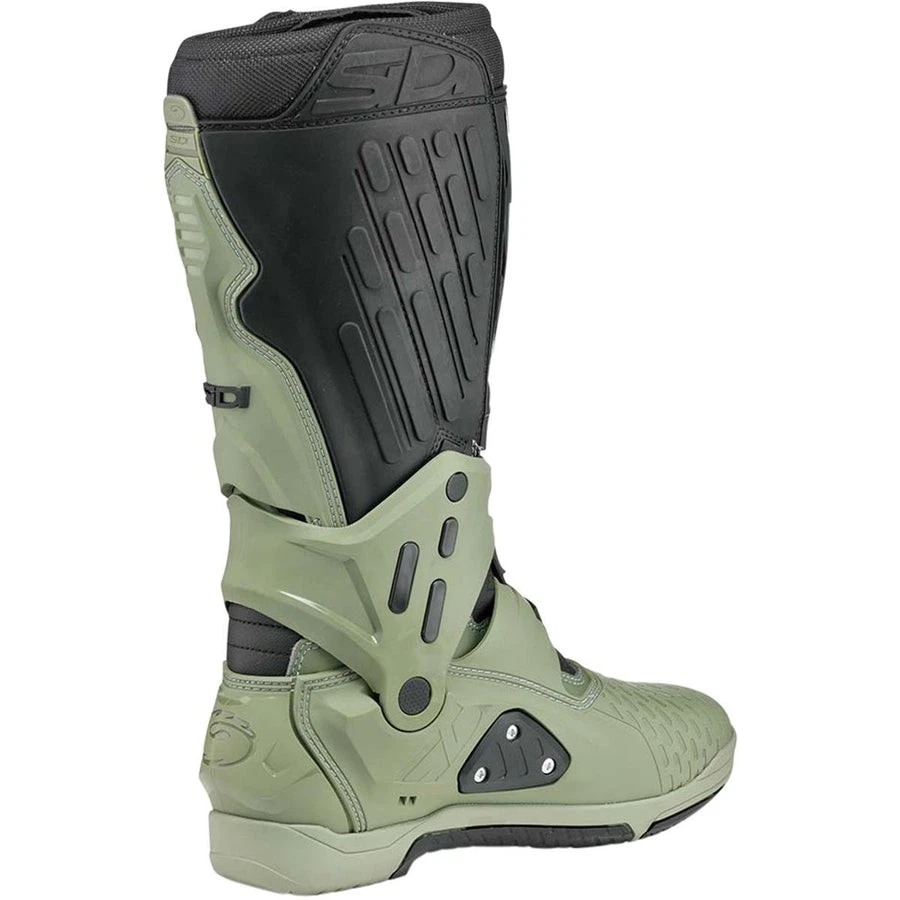 Stivali Sidi Crossair Army Green Black Verde Nero Motocross Enduro Mx Boots - Immagine 2 di 4
