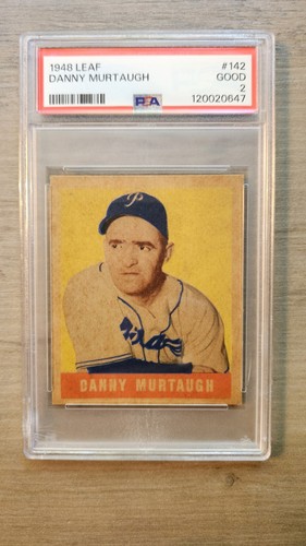 Danny Murtaugh #142 1948 Leaf card
