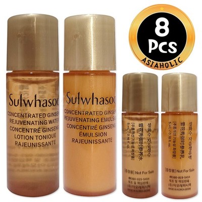 Sulwhasoo Concentrated Ginseng Rejuvenating 5ml Water (4pcs) + Emulsion (4pcs)