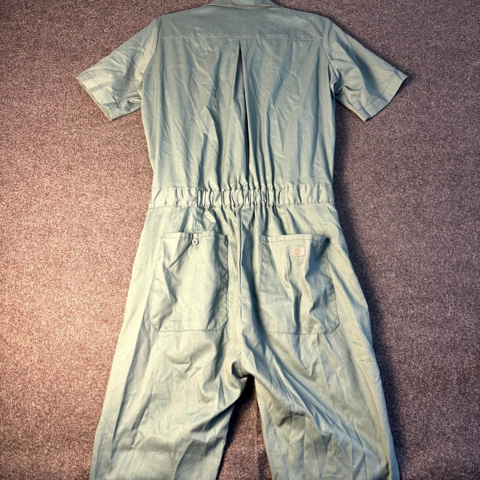 Dickies Coveralls Womens S Green FLEX Cooling Temp iQ Mechanic Uniform Jumpsuit - product detail image 2