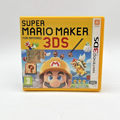 Super Mario Maker Nintendo 3DS PAL ITA Game Used Italian WORKING