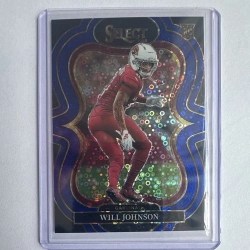 Panini 2025 Select Will Johnson Cardinals Suite Level Prizm #322 16/25 RC
