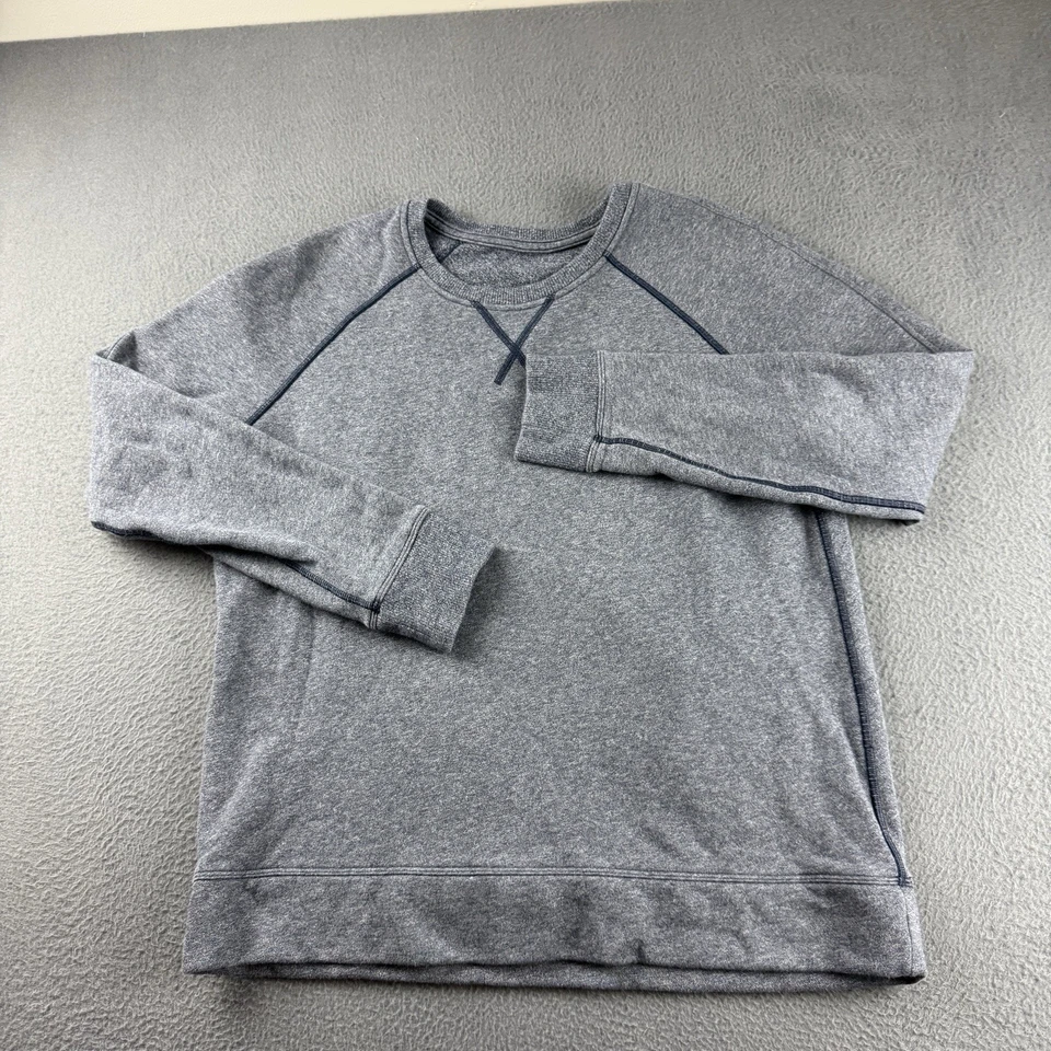 Sudadera Lululemon Para Mujer XL Azul Just Pleat It Cuello Redondo Terry Pullover Foto 4 de 4