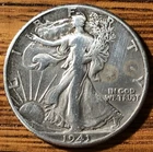 1941 P Walking Liberty Silver Half Dollar- Very Fine Quality Coin - FREE SHIP