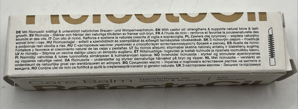 RefectoCil Care Balm Night Care For Lashes & Brows With Castor Oil 9ml NEW - Image 4 of 4