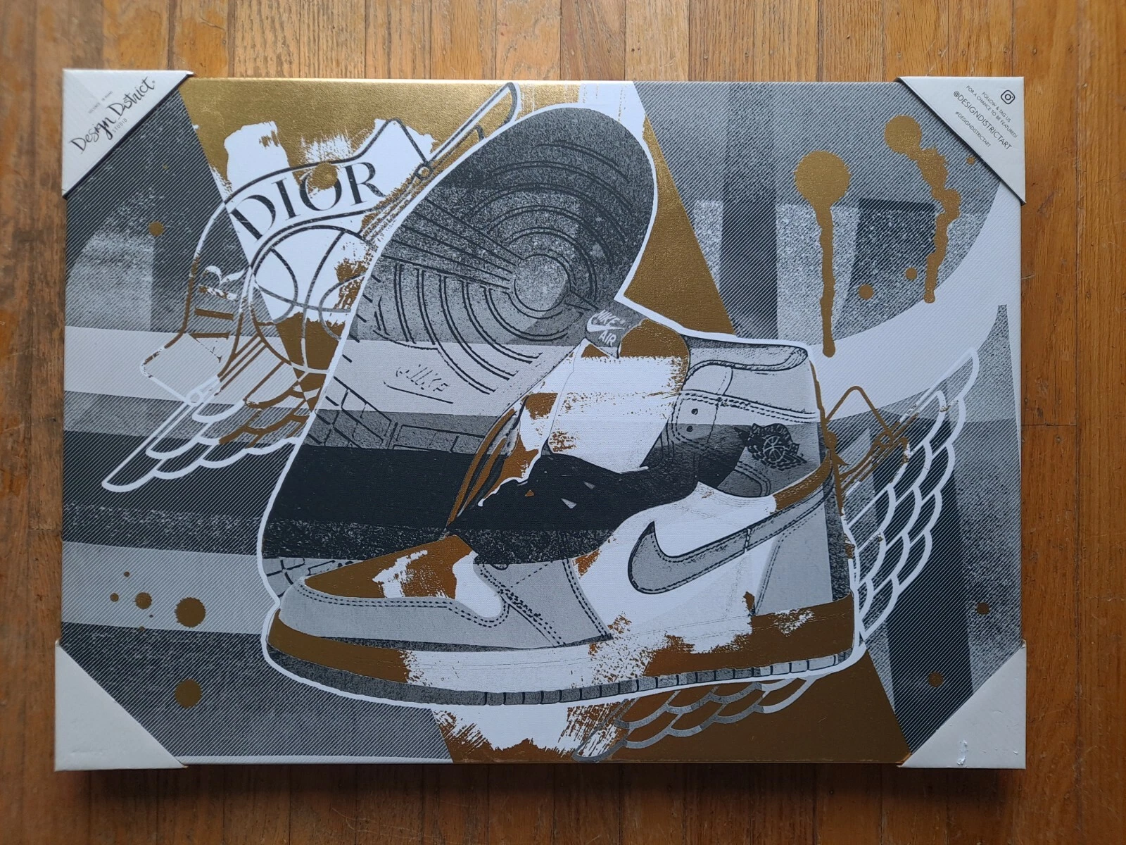 DIOR X JORDAN Design District x Jordan 1 x Air Dior! 20" x 28"