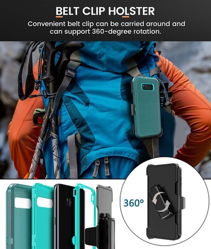 Für Samsung Galaxy S8/S8+ S8 Plus robuste Handy Hülle Cover/Clip Holster - Bild 82 von 93