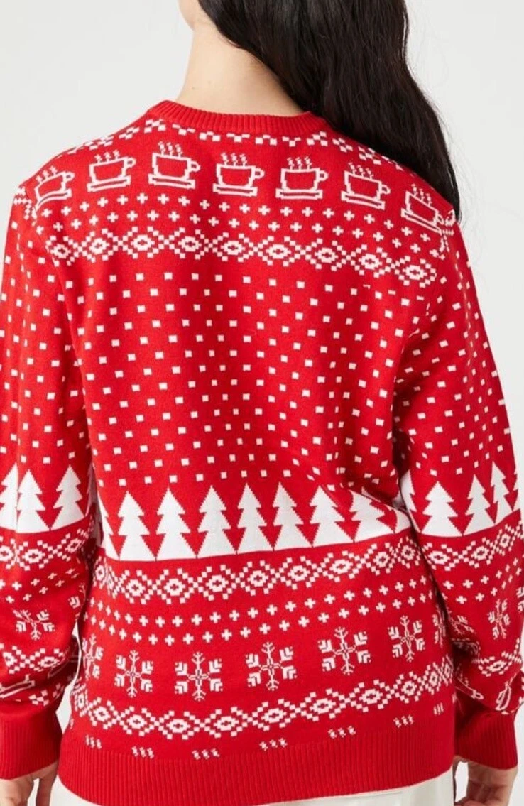 NWT Friends Tv Show Red Ugly Christmas Sweater Size S