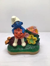 Smurfs Halloween Light Ceramic Lamp
