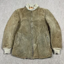 Vintage 50s 60s Hercules Corduroy Clicker Pharaoh Jacket Coat Mens Small Sears