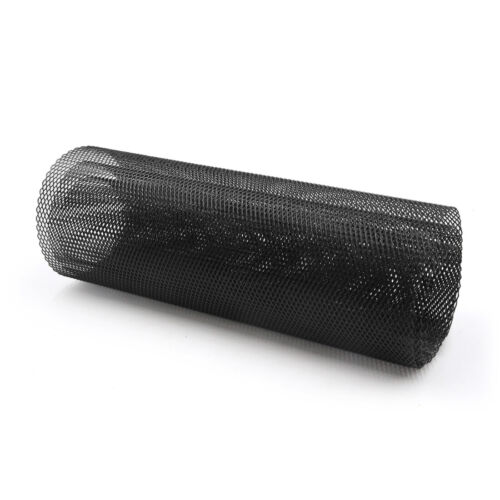 Automobile Vehicle Black Alloy Aluminum Rumble Grill Mesh Sheet 3 x 6mm - Picture 1 of 9
