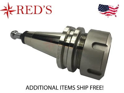 REDS ISO30-ER32-50 Precision Collet Chuck Tool Holder G2.5 30k CNC Router Nickel