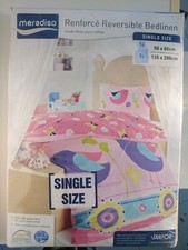 Rosa M&auml;dchen Bettbezug und Kissen Set (einzeln) Brandneu. Reine Baumwolle