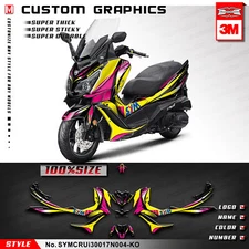 Custom Graphics Vinyl Deco Kit Stickers for SYM Cruisym 300 2017 2018 2019 2020