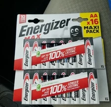 2 X  Energizer Max AA Battery Total Pack of 32  12/2032