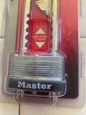 New Master Adjustable Lock 2 3/4" to 5 3/8" In Sealed Package