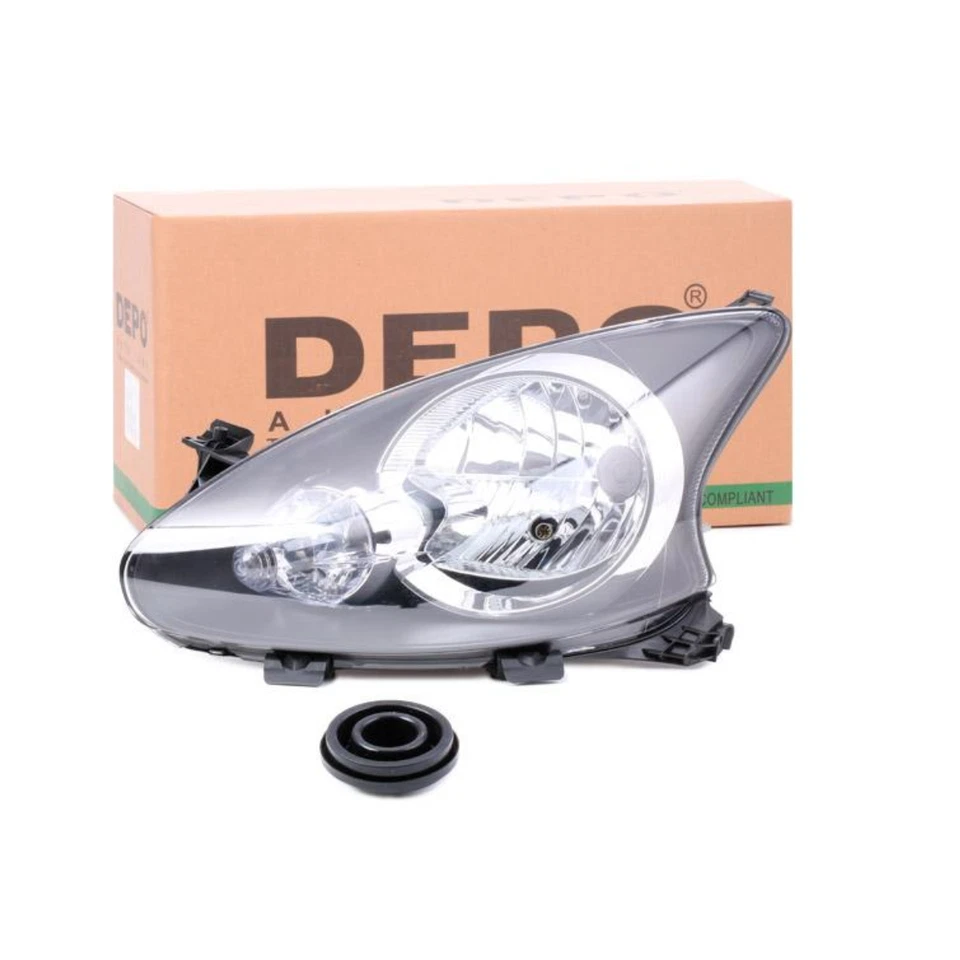 Kit Proiettori Fari Anteriori Dx Sx Depo Toyota Aygo Dal 2005 al 2014 - Imagen 2 de 4