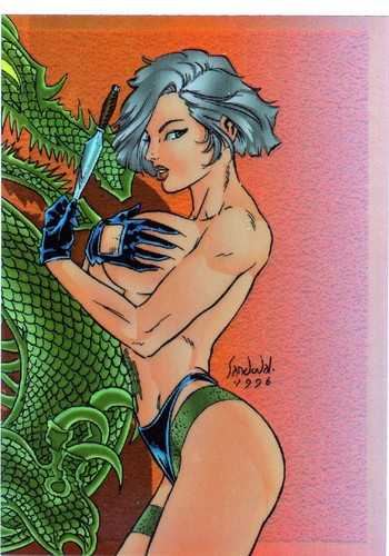 Lethal Strike TC & Stickers / Avengelyne / Bombshells Individual Trading Cards - Foto 17 di 134