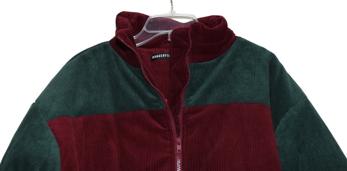 Dangerfield Multicolor Striped Cotton Corduroy Womens Zip