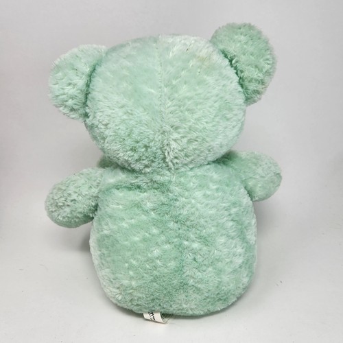 16" COMMONWEALTH BABY TURQUOISE MINT GREEN TEDDY BEAR STUFFED ANIMAL PLUSH TOY - Picture 5 of 6