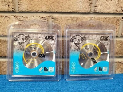 Ox Tools Trade Series TC10 4'' Segmented Diamond Blade - 2 pk