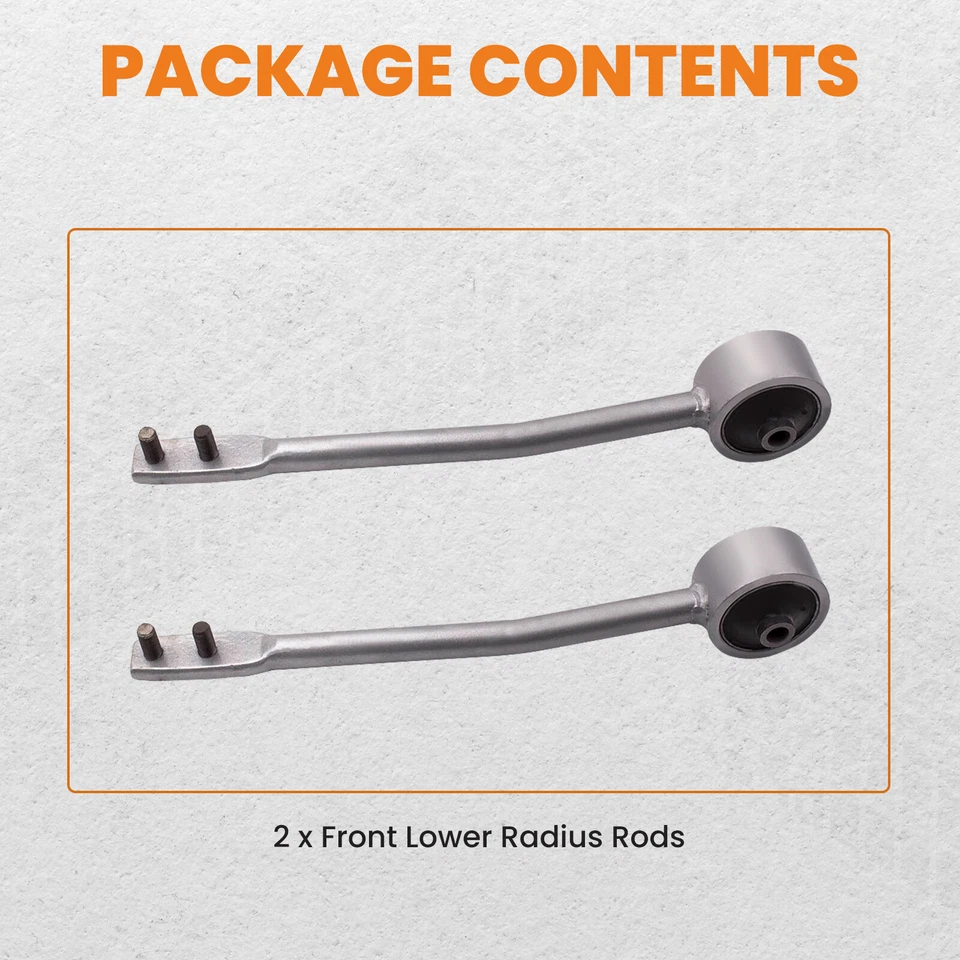 Suspensión 2 piezas brazo de control inferior delantero varilla de radio para Infiniti Q45 1997-2000 Foto 3 de 4