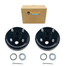 2x Golf Cart Rear Wheel Brake Hub Drum for EZGO RXV Gas 4 Cycle 91-Up, 30 Spline