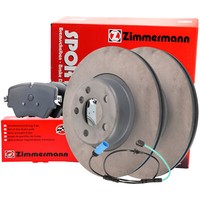 2X Zimmermann Bremsscheiben 330Mm BeläGe Wako Vorne FüR BMW 5Er G30 G31 Touring