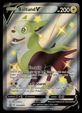Pokemon - Boltund V - Scheda SWSH085 - Shining Fates - Promo Black Star - Carta Da Collezione In Inglese