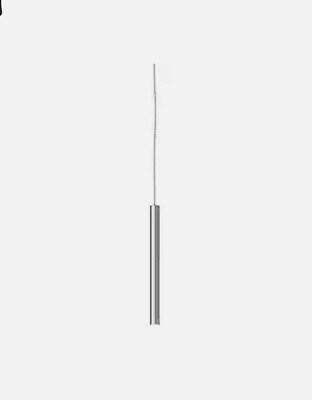 New DALS Lighting 18'' Pendant Cylinder, Sand Blasted Aluminum - PDC18-CC-SBA