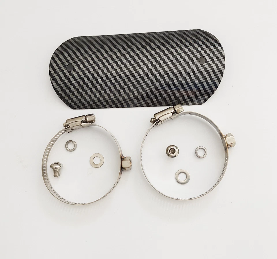 Motorcycle Exhaust Middle Pipe Protector Heat Shield Cover Anti-Scalding Shell - Image 4 of 4