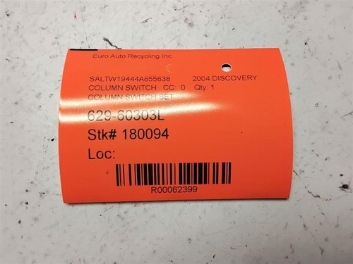 2002-2004 Land Rover Discovery Steering Column Switch Assembly Set OEM 54035180 - Picture 3 of 12